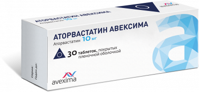 Купить аторвастатин-авексима, таблетки, покрытые пленочной оболочкой 10мг, 30 шт в Арзамасе