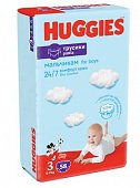 Купить huggies (хаггис) трусики 3 для мальчиков, 7-11кг 58 шт в Арзамасе