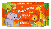 Купить pamperino (памперино) kids салфетки влажные детские ромашка+витамин е 50шт в Арзамасе