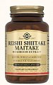 Купить solgar (солгар) экстракт грибов рейши, шиитаке и мейтаке, капсулы 505мг 50 шт бад в Арзамасе
