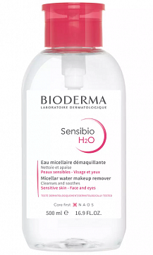 Bioderma Sensibio (Биодерма Сенсибио) Мицеллярная вода очищающая флакон-помпа 500мл