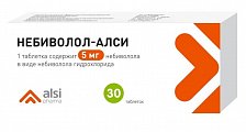 Купить небиволол-алси, таблетки 5мг, 30 шт в Арзамасе