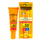 Купить биокон солнце крем защитный для чувствительных участков лица максимальная защита, 25мл spf50 в Арзамасе