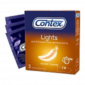 Купить contex (контекс) презервативы lights особо тонкие 3шт в Арзамасе