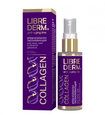 Купить librederm collagen (либридерм) крем для лица, шеи и декольте омолаживающий, 50мл в Арзамасе