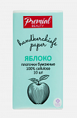 Купить premial (премиал) платочки бумажные трехслойные белые с ароматом зеленого яблока, 10 шт в Арзамасе