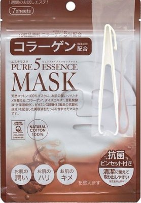 Купить japan gals (джапан галс) маска коллаген pure5 essential, 1 шт в Арзамасе