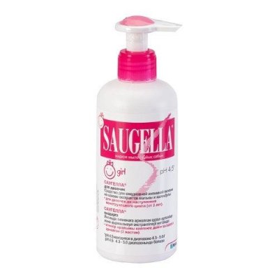 Купить saugella (саугелла) средство для интимной гигиены для девочек с 3 лет girl, 250мл в Арзамасе
