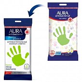 Купить aura (аура) дерма протект салфетки влажные антибактериальные ромашка, 20 шт в Арзамасе