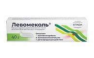 Купить левомеколь, мазь для наружного применения 40 мг/г+7,5 мг/г, 40г в Арзамасе