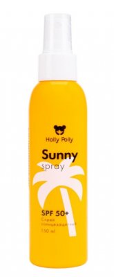 Купить holly polly (холли полли) sunny спрей солнцезащитный для лица и тела spf 50+, 150мл в Арзамасе