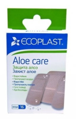 Купить ecoplast aloe care набор полимерных пластырей, 16 шт в Арзамасе