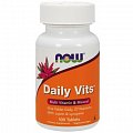 Купить now foods (нау фудс) daily vits комплекс витаминов, таблетки 1252мг, 100 шт бад в Арзамасе