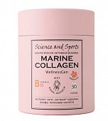 Купить science&sports wellnessgen (сайнс&спортс) коллаген морской для кожи, волос и жкт, порошок со вкусом апельсина, пакет-саше 30шт бад в Арзамасе