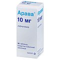 Купить арава, таблетки, покрытые пленочной оболочкой 10мг, 30 шт в Арзамасе