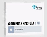 Купить фолиевая кислота, таблетки 1мг, 50 шт в Арзамасе