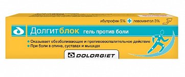 Долгитблок, гель для наружного применения 5%+3%, 150 г Долгитблок, гель для наружного применения 5%+3%, 150 г
