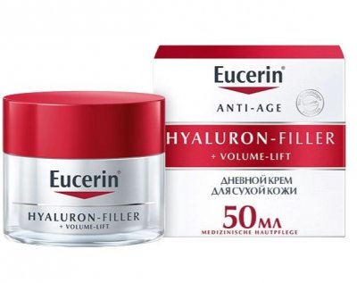 Купить эуцерин (eucerin hyaluron-filler+volume-lift (эуцерин) крем для лица для сухой кожи дневной, 50 мл в Арзамасе