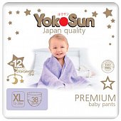Купить yokosun premium (йокосан) подгузники-трусики размер xl (12-20кг) 38шт в Арзамасе