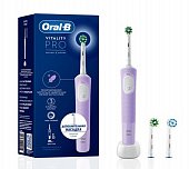 Купить oral-b (орал-би) электрическая зубная щетка vitality pro тип 3708 с зарядным устр., тип 3757, сиреневый с насадкой sensitive clean eb60 в Арзамасе