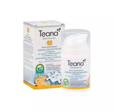 Купить тиана (teana) маска-себоконтроль мультиламеллярная с лактоферрином, 50мл в Арзамасе
