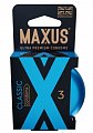 Maxus (Максус) презервативы из натурального латекса Classic 3шт