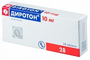 Купить диротон, таблетки 10мг, 28 шт в Арзамасе