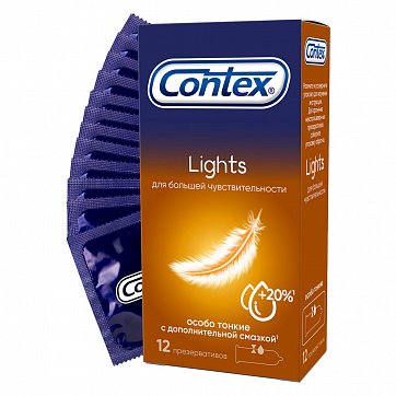 Contex (Контекс) презервативы Lights особо тонкие 12шт