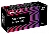 Купить торасемид медисорб, таблетки 5мг 90шт в Арзамасе