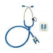 Купить стетоскоп amrus (амрус) 04-ам511 delux медицинский двухсторонний педиатрический, синий в Арзамасе