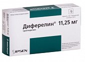 Купить диферелин, лиофилизат для приготовления суспензии для в/мышечного и п/кожного введения пролонг действия 11,25мг, флакон в Арзамасе