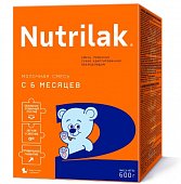 Купить нутрилак 2 (nutrilak 2) молочная смесь с 0 до 6 месяцев, 600г в Арзамасе