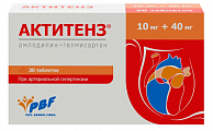 Купить актитенз, таблетки 10 мг+40 мг, 30 шт в Арзамасе