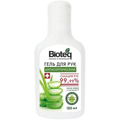 Купить bioteq (биотек) гель для рук антисептический с экстрактом алоэ вера и витамином е, 170 мл в Арзамасе