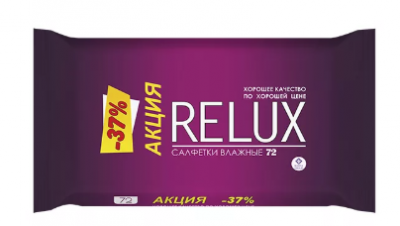 Купить relux (релюкс) салфетки влажные освежающие 72шт в Арзамасе