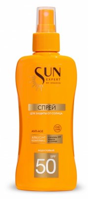 Купить krassa (красса) sun expert спрей для защиты от солнца spf50, 180мл в Арзамасе