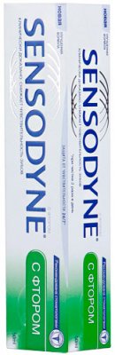 Купить сенсодин (sensodyne) зубная паста фтор, 50мл (глаксосмиткляйн, соединенное королевство великобритании и северной ирландии) в Арзамасе