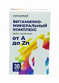 Купить витаминно-минеральный комплекс для мужчин от а до zn консумед (consumed), капсулы 580мг, 30 шт бад в Арзамасе