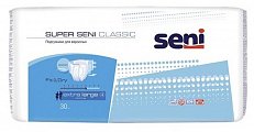 Seni (Сени) подгузники Супер Классик, размер ХL, 30 шт