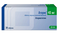 Купить аторис, таблетки, покрытые пленочной оболочкой 40мг, 30 шт в Арзамасе