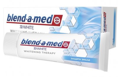 Купить бленд-а-мед (blend a med) зубная паста 3d вайт whitening therapy защита эмали 75мл в Арзамасе