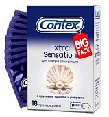 Купить contex (контекс) презервативы extra sensation 18шт в Арзамасе