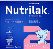 Купить нутрилак премиум 2 (nutrilak premium 2) молочная смесь адаптированная с 6 месяцев, 1050г в Арзамасе