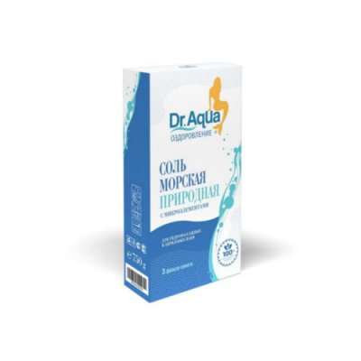 Купить доктор аква (dr.aqua) соль для ванн морская природная кор 250г, 3 шт в Арзамасе