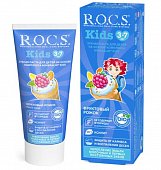 Купить рокс (r.o.c.s) зубная паста для детей фруктовый рожок без фтора, 45мл в Арзамасе