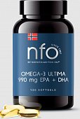 Купить норвегиан фиш оил (nfo) омега-3 ультима, капсулы 1600мг, 120шт бад в Арзамасе