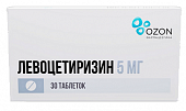 Купить левоцетиризин, таблетки, покрытые пленочной оболочкой 5мг, 30 шт от аллергии в Арзамасе