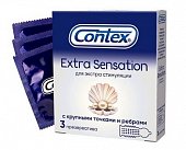 Купить contex (контекс) презервативы extra sensation 3шт в Арзамасе