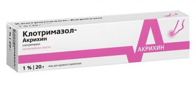 Купить клотримазол-акрихин, мазь для наружного применения 1%, 20г в Арзамасе